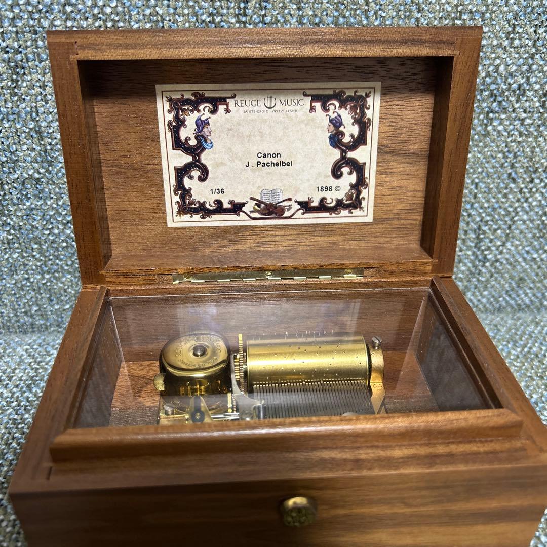 【値下げ】リュージュ オルゴール REUGE MUSIC 36弁　Canon