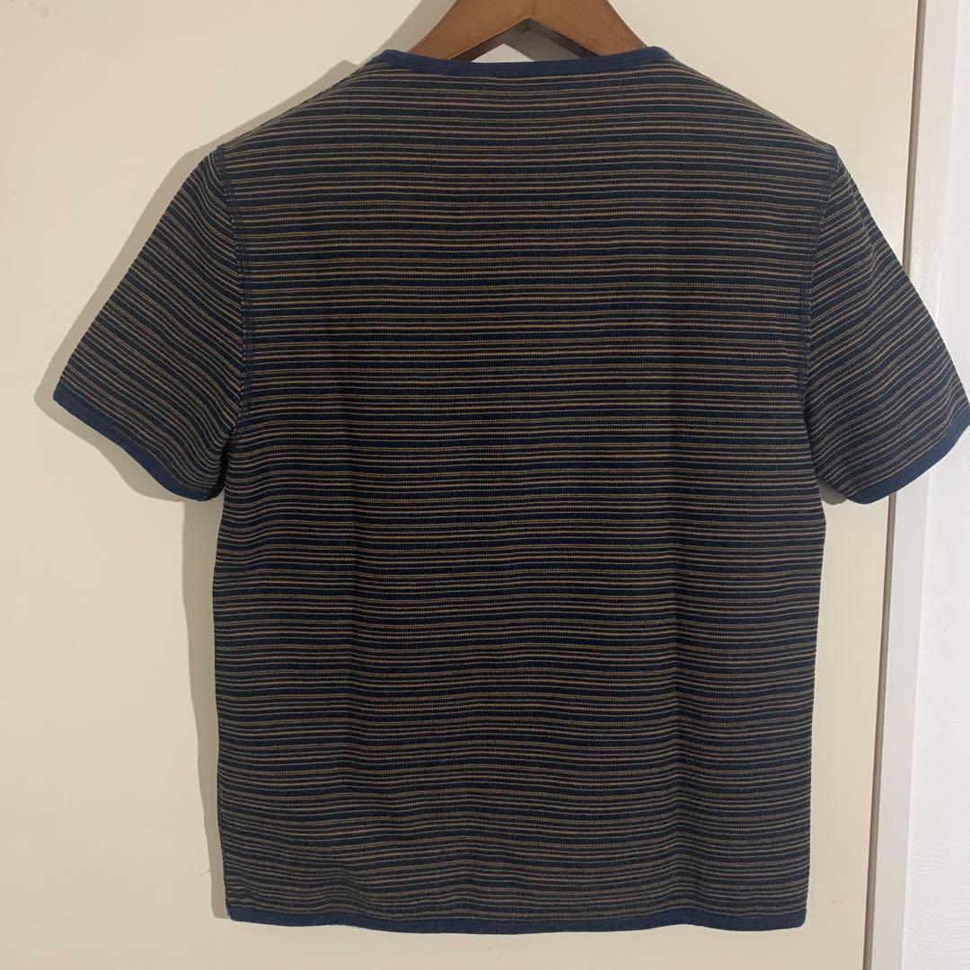 23SS OUR LEGACY ボーダーTシャツ size:48