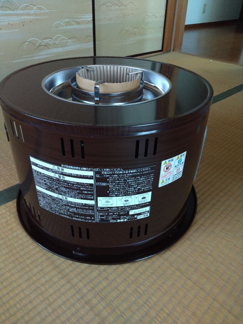 石油ストーブ　コロナサロンヒーター KT-1617 木目調