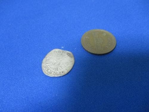 ドイツ 1マリエングロッシェン銀貨☆1673年／神聖ローマ帝国／アンティーク