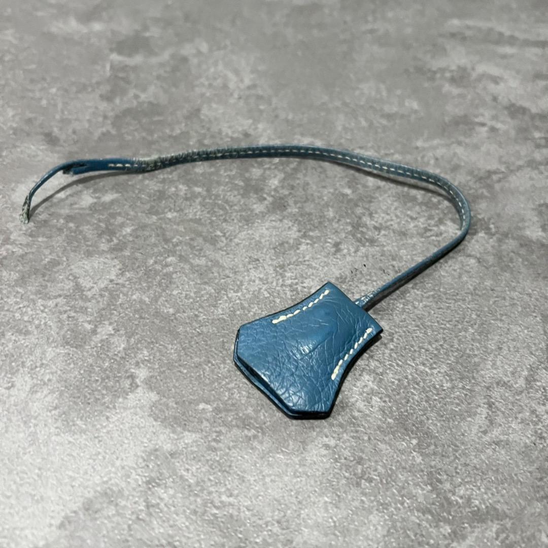 ⭐️エルメス⭐️ サックアデペッシュ ビジネスバッグ ブルー系 本革