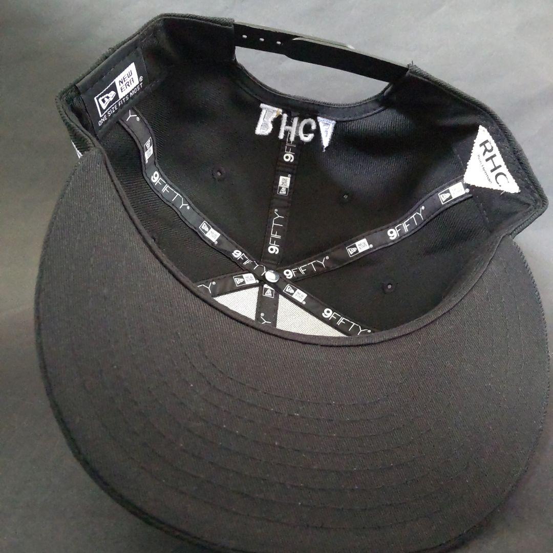 RHC Ron Herman×NEWERA Rロゴスナップバックキャップブラック