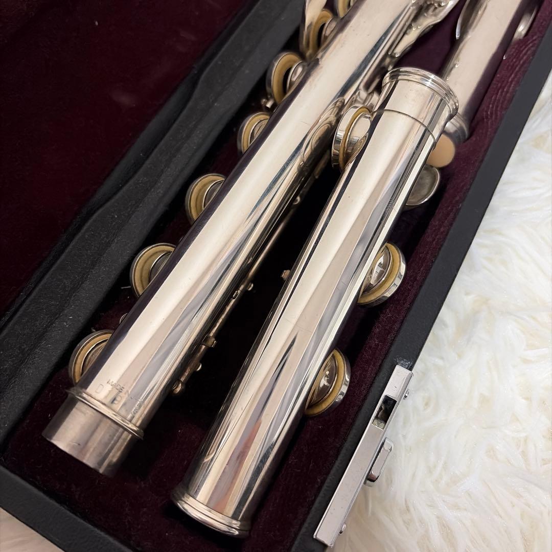 頭部管銀製 ヤマハフルート YFL311 Eメカ付 シルバー925