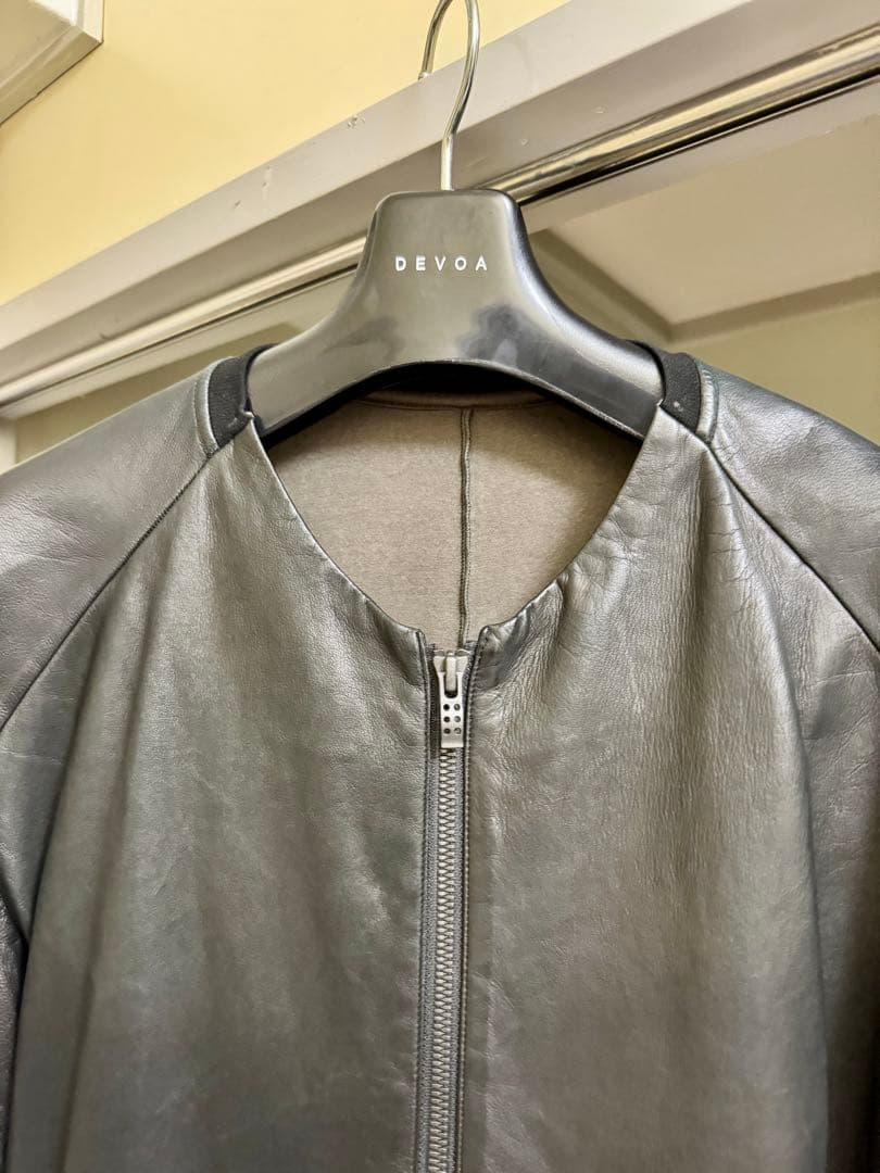 ジャケット・アウター DEVOA leather jacket