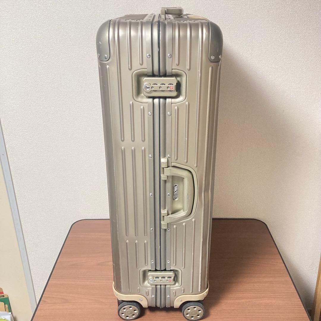 廃盤 リモワ トパーズ チタニウム 98L ゴールド
