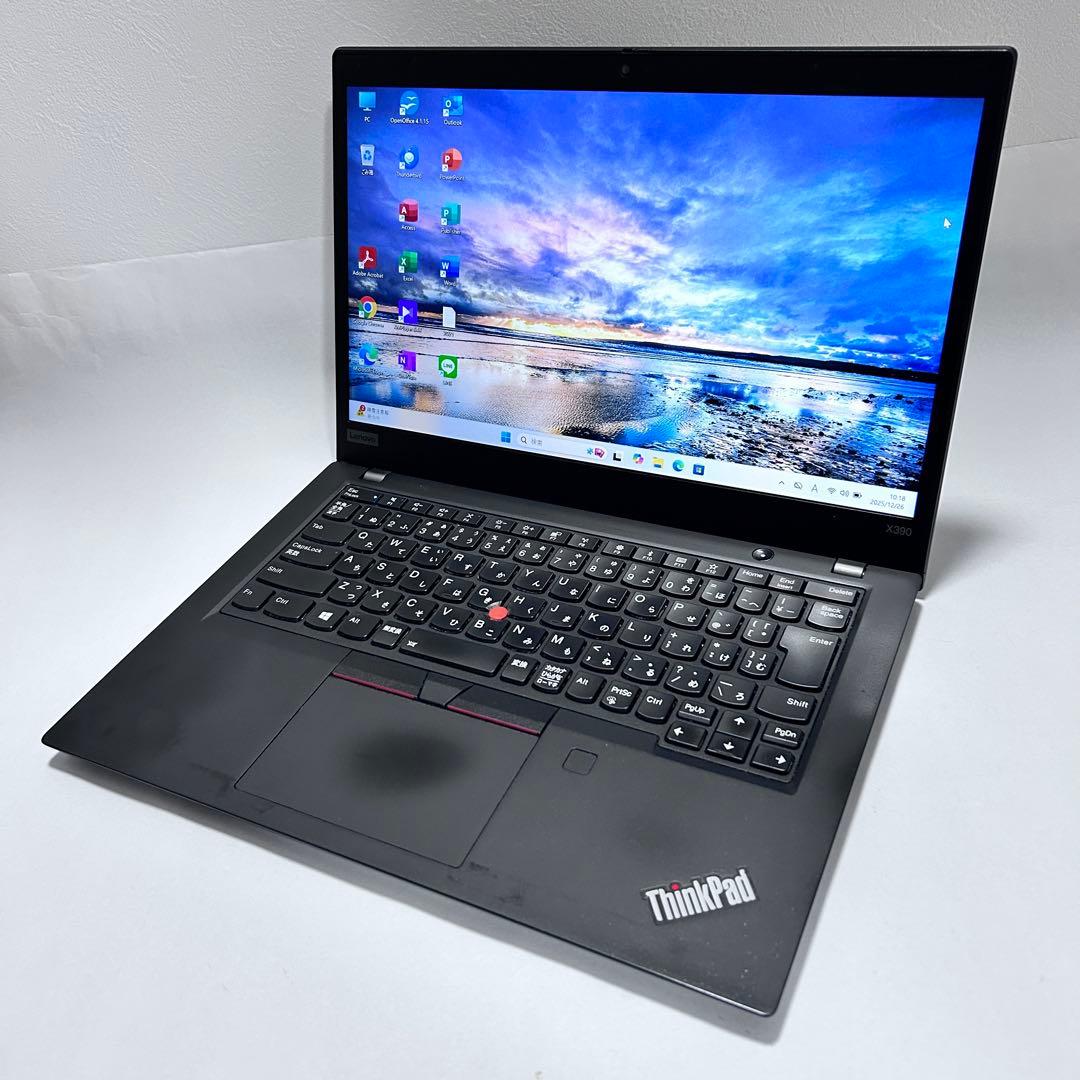 【オフィス】i7/16GB/512GB｜ThinkPad X390｜バッテリー◎