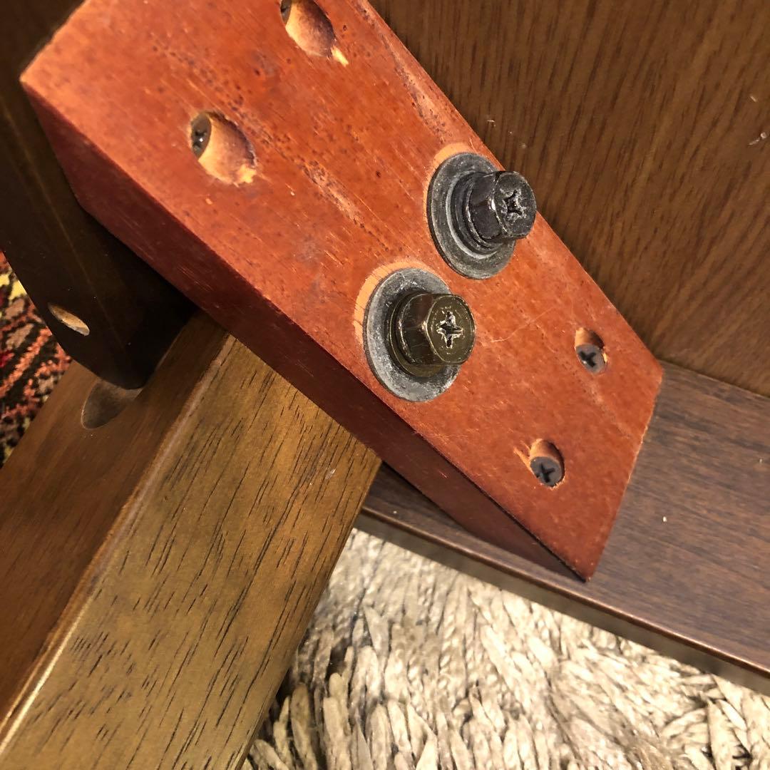 Sale ヴィンテージ ウォールナット　スクウェア　ダイニングテーブル