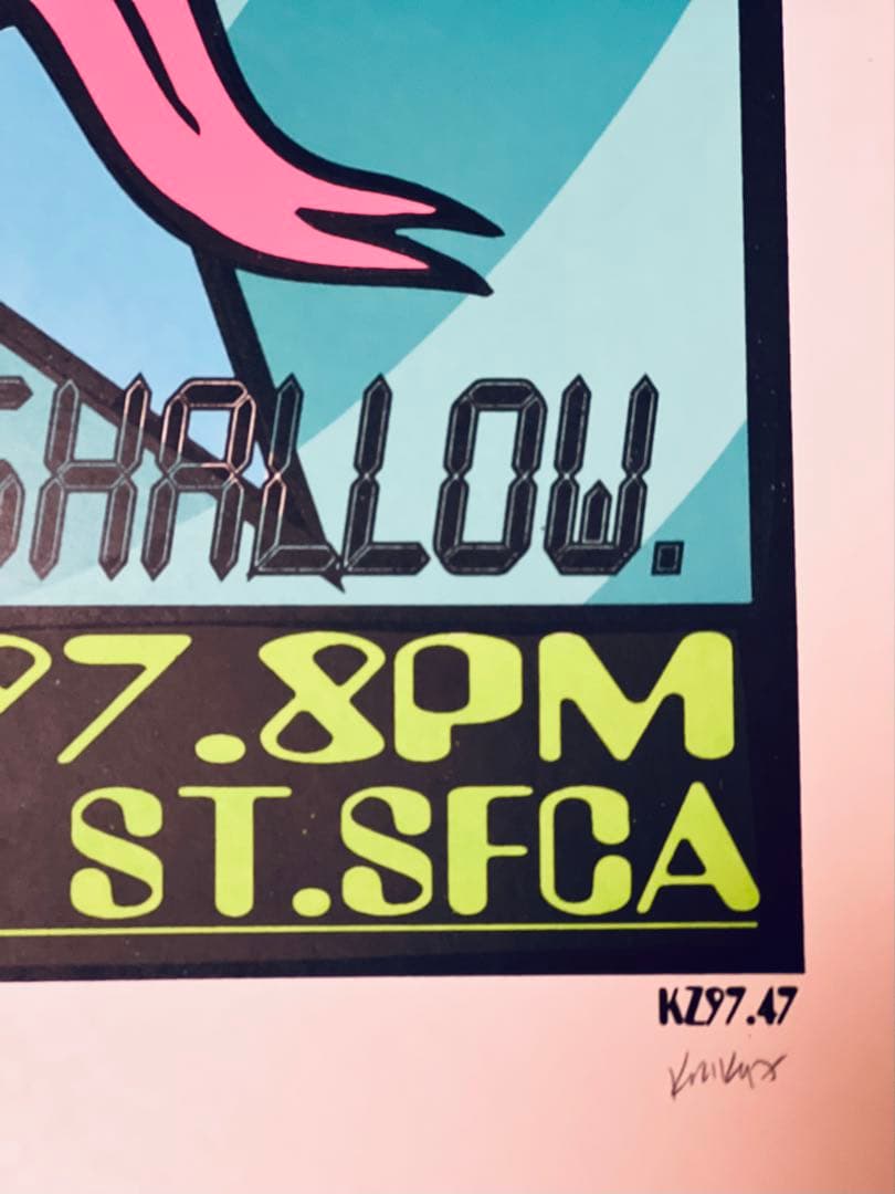 Frank Kozik スペクトラム シルクスクリーン ポスター です。