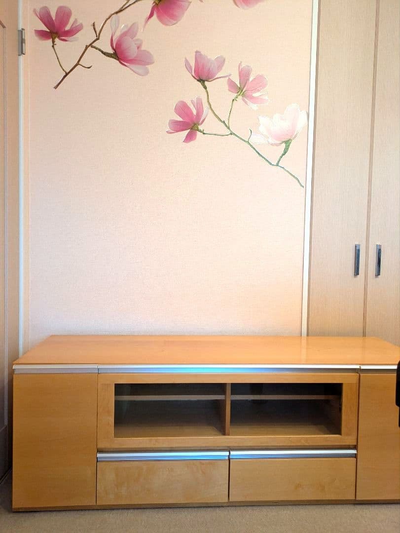 【送料込】160　テレビボード 　ローボード　テレビ台 　北欧　ナチュラル　収納