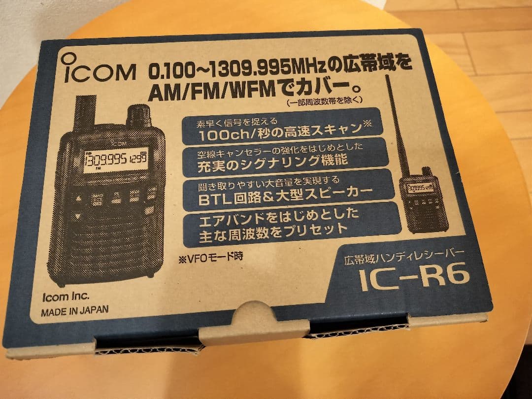 ICOM IC-R6 受信機極美品