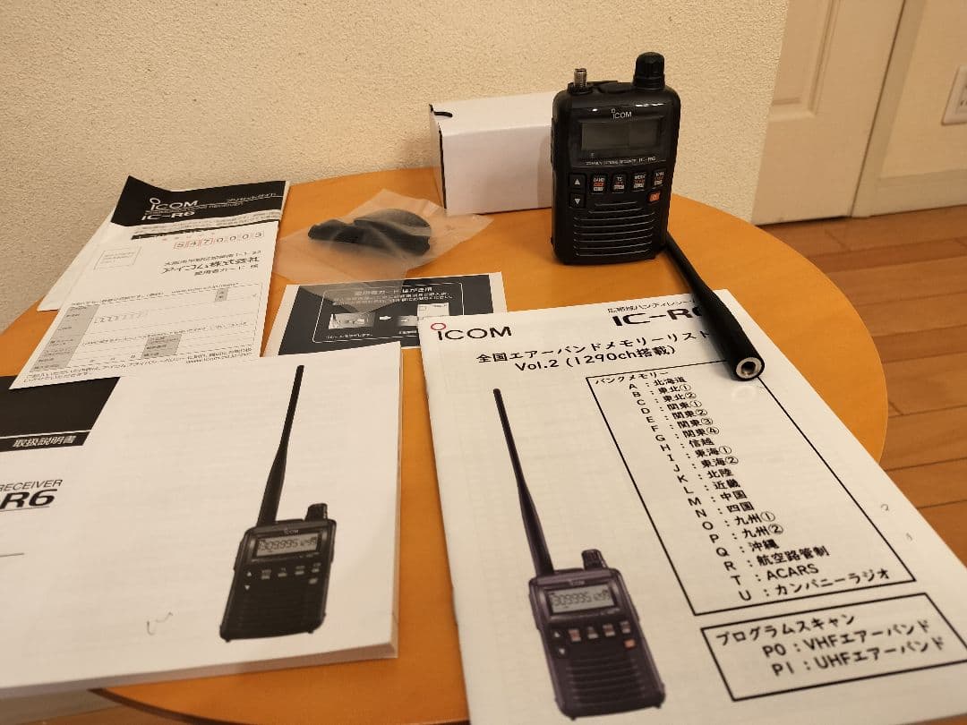 ICOM IC-R6 受信機極美品
