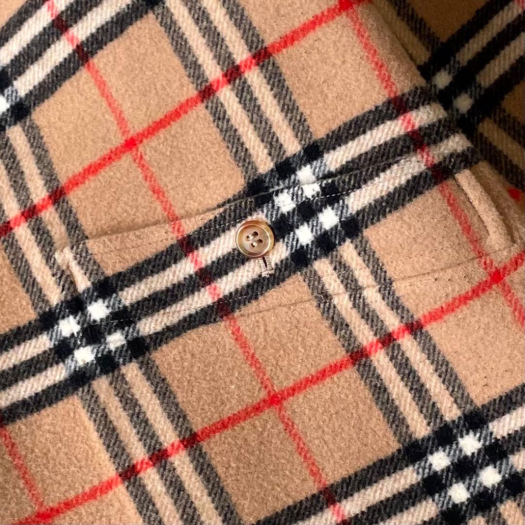 Burberrys バーバリー リバーシブル ロングコート ノバチェック ウール
