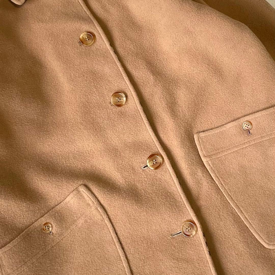 Burberrys バーバリー リバーシブル ロングコート ノバチェック ウール