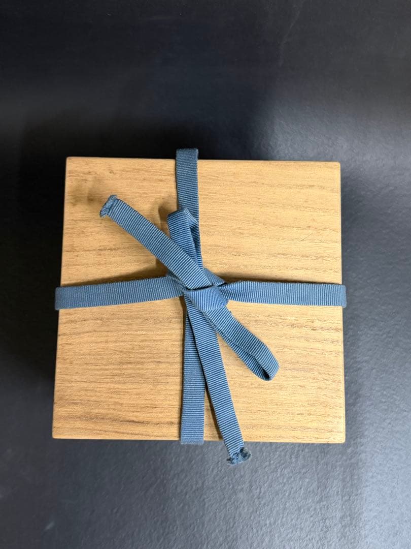 山本雄一 備前焼緋襷茶碗 共箱 緋襷　県重要無形文化財