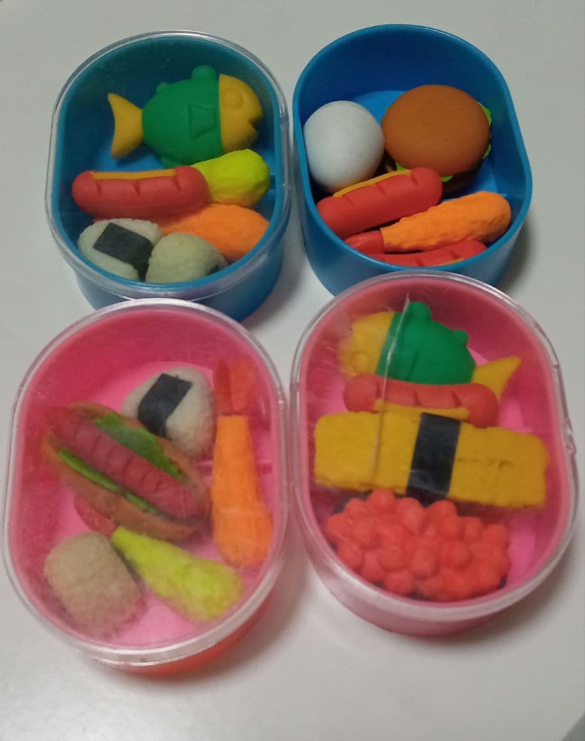 食べ物・フルーツ・野菜消しゴムセット