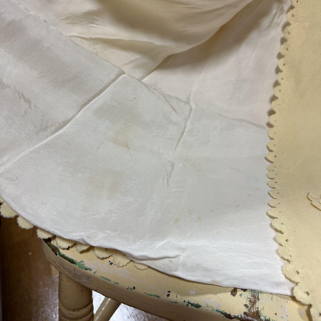 アンティーク　ベビーケープドレス　素材　リメイク