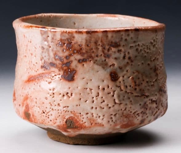 【最上位作　桃山陶】三浦繁久 志野茶碗 共箱 栞 茶道具　荒川豊蔵　加藤唐九郎