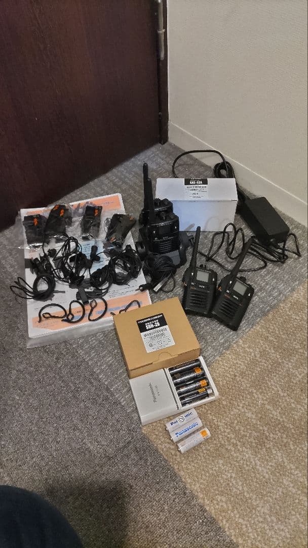 防災準備　特定小電力トランシーバー SR70A　 4台セット