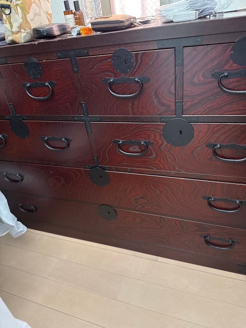 江戸 整理箪笥 時代箪笥 整理タンス 和家具 収納家具 古民家 和モダン