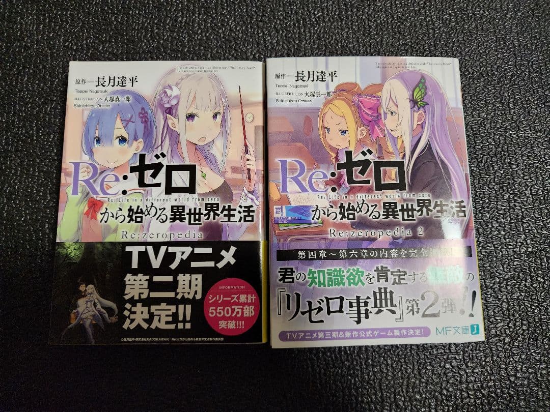 Re:ゼロから始める異世界生活 小説&小冊子&アートブック