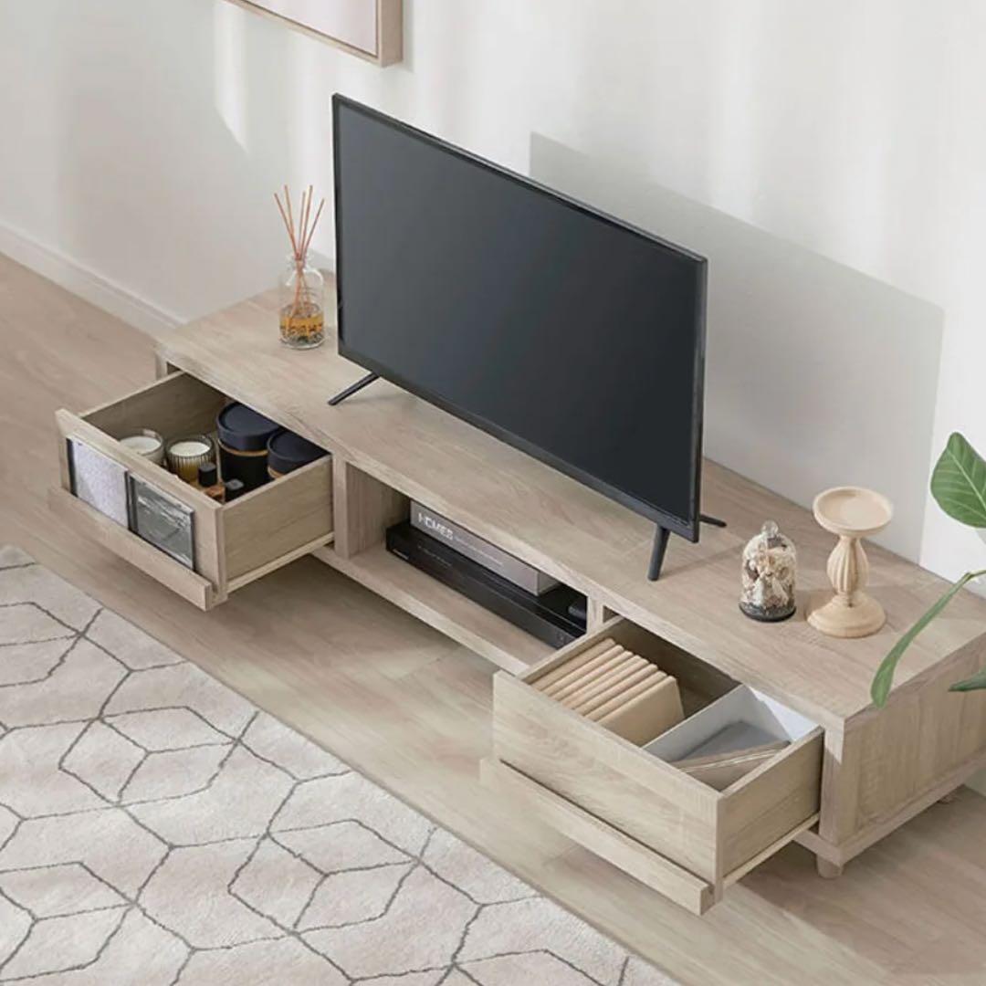 LOWYA ロウヤ　ローテレビ台 テレビ台　収納付き 引き出し付き 幅140cm
