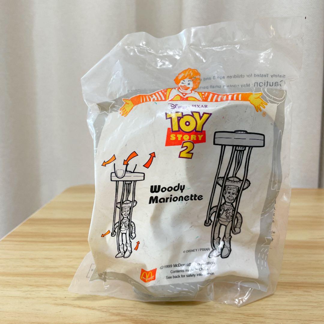 90年代　トイストーリー　ウッディー　マリオネット　マクドナルド　ハッピーセット