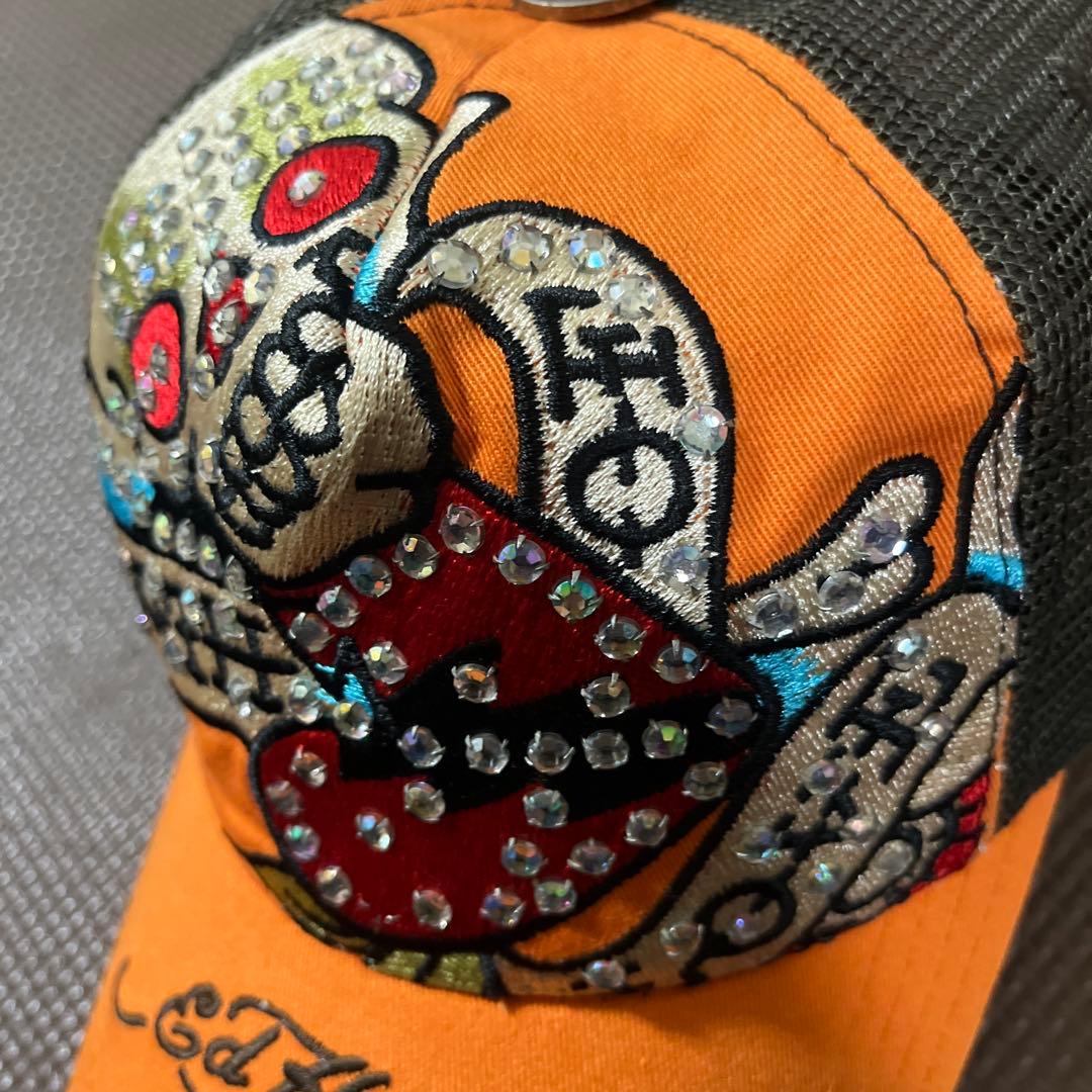 Ed Hardy スカルデザインキャップ　ハワイ購入