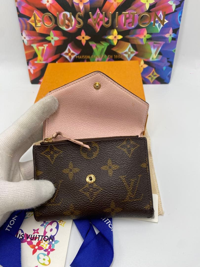 ルイヴィトン モノグラム ポルトフォイユ ヴィクトリーヌ 三つ折り財布