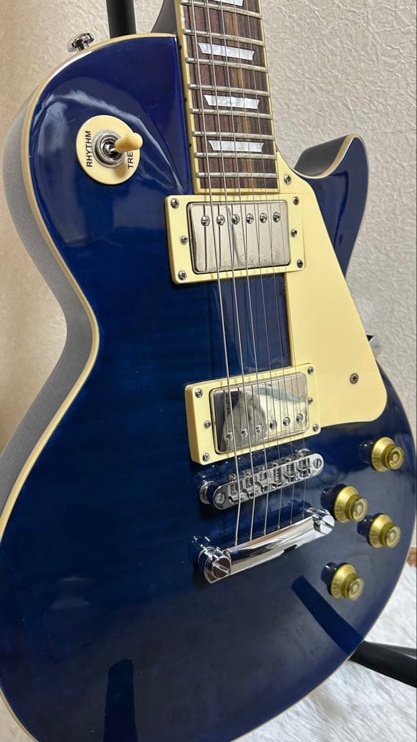 ギター GrassRoots G-LP-STD-See Thru Blue