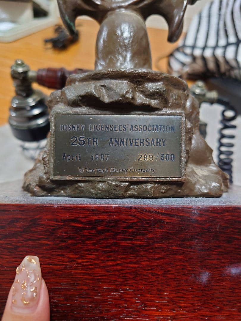 特製ミッキーマウス電話機　ディズニー会25周年記念
