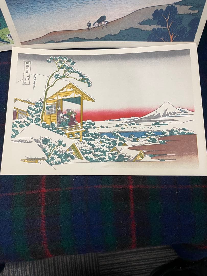 葛飾北斎　富嶽三十六景 版画　4点　富士銀行創業80周年記念　富士　北斎富嶽真作