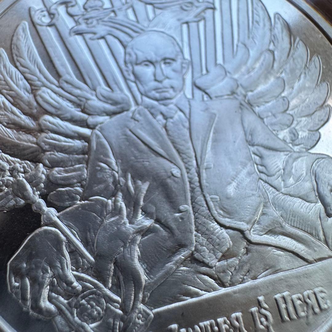 プーチン大統領　1オンス 銀貨