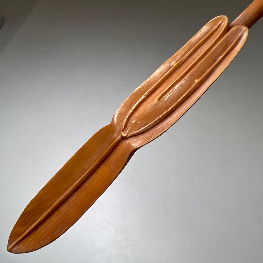 極上彫　極上茶杓　7g 東Y8-0113☆2Fトトチ