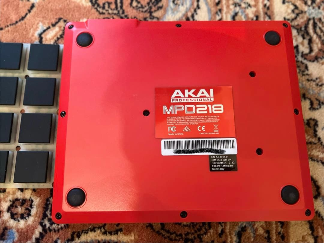 AKAI MPD218 感度アップカスタム済み　MIDIパッド