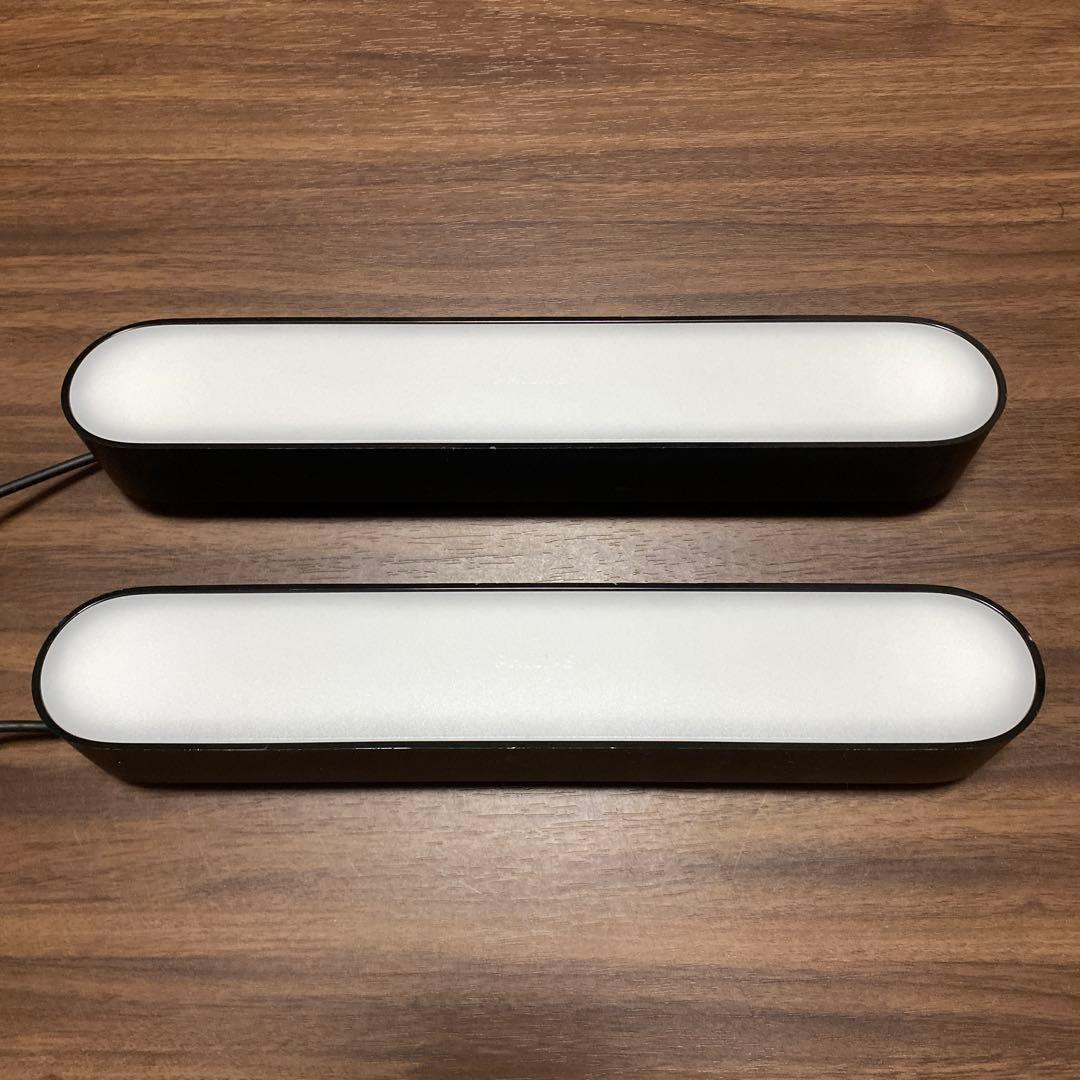 【点灯確認済み】Philips Hue ライトバー　アダプタ付き　2本