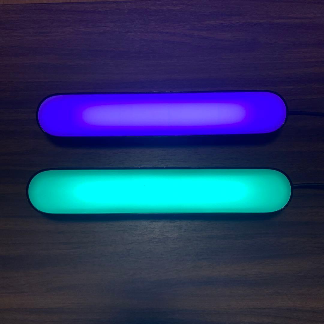 【点灯確認済み】Philips Hue ライトバー　アダプタ付き　2本