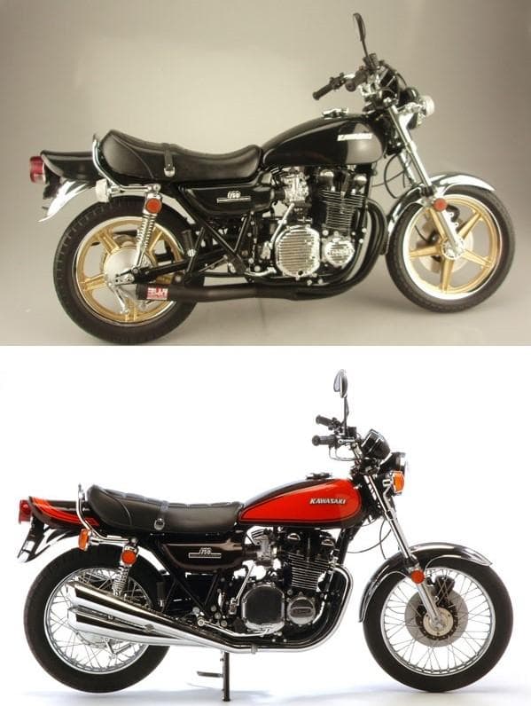 マルサン　Kawasaki 750 RS Z2　キャンディオレンジ　1/6