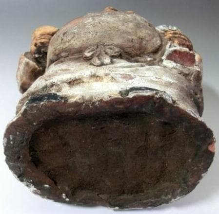 土人形■大黒さん 古い時代物の置物 オブジェ 七福神 大黒様 古美術 骨董品■