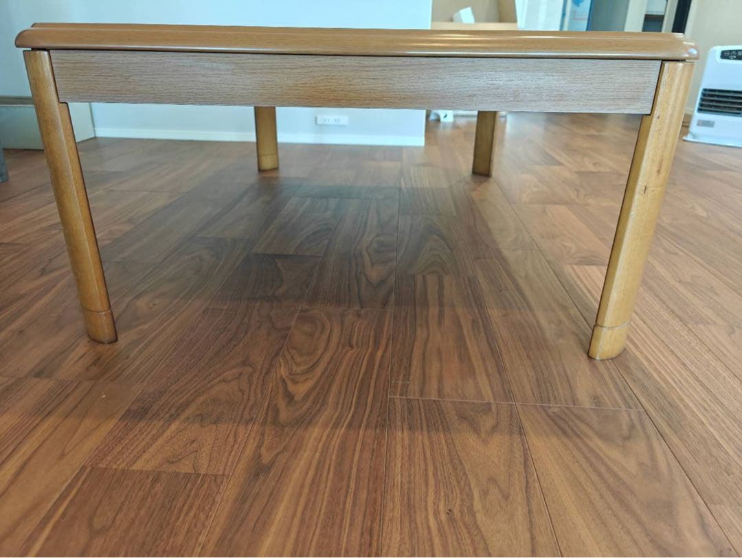 【極美品】こたつテーブル　長方形 120×80cm コタツ 炬燵　高さ調節可能