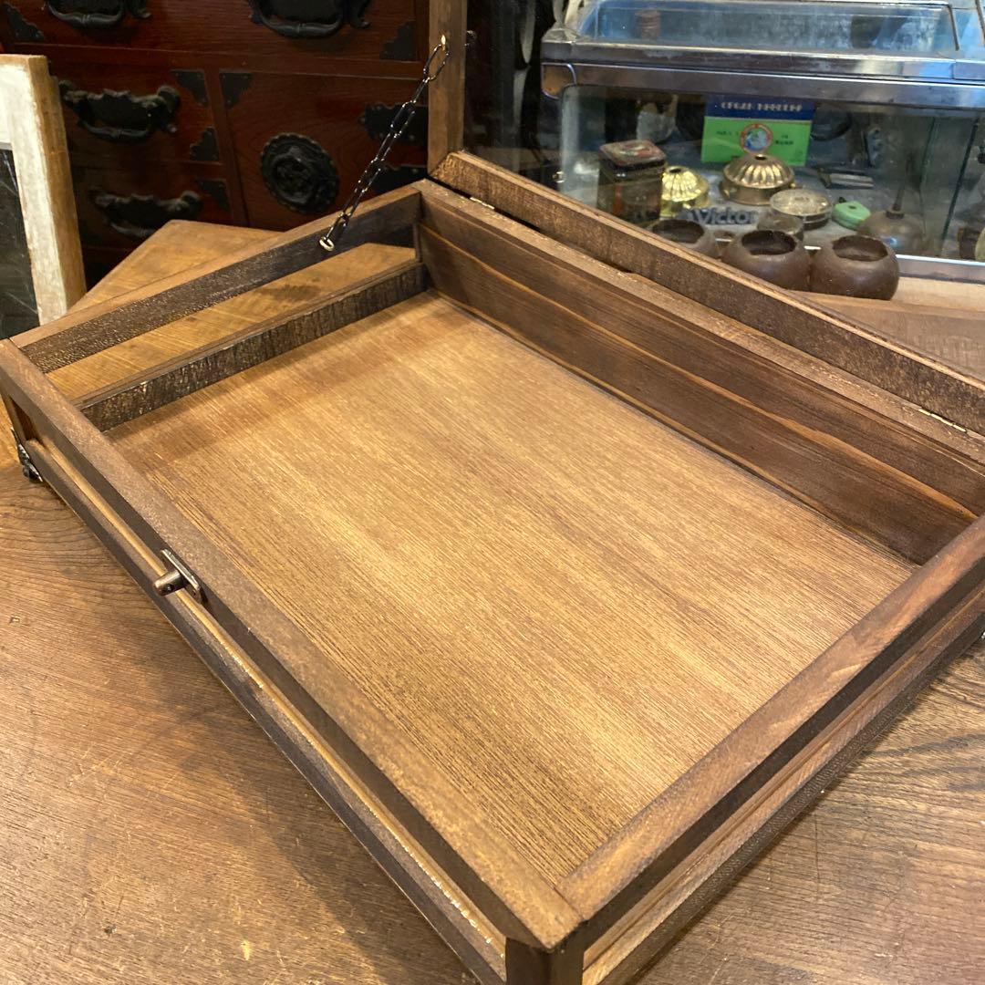 4面木製ガラスケース①