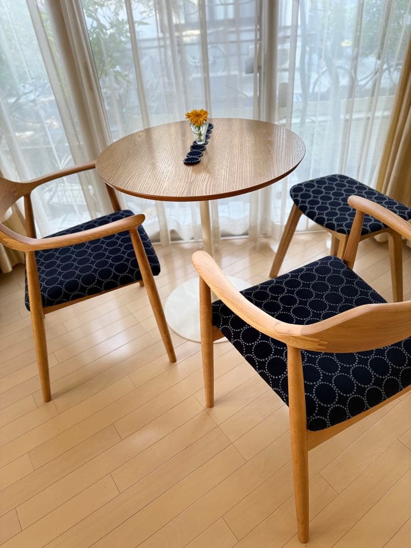 ミナペルホネン生地使用イス　オーダーお品物