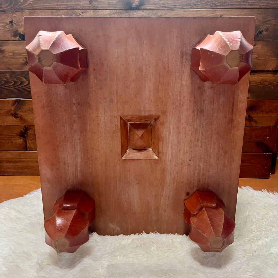 【onih0926】足付碁盤 厚さ約17.5cm 桐箱付き碁石 懐志作碁笥