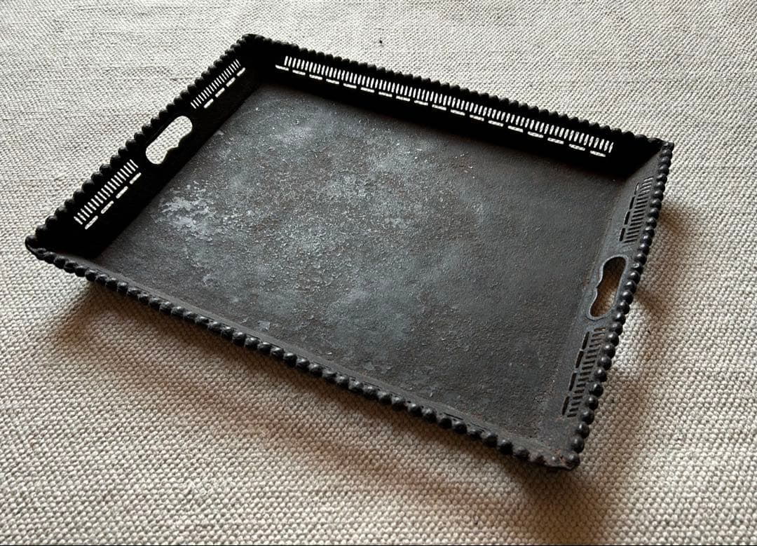 【金土日限定お値下げ】」アンティーク　ヴィンテージ　トレイ