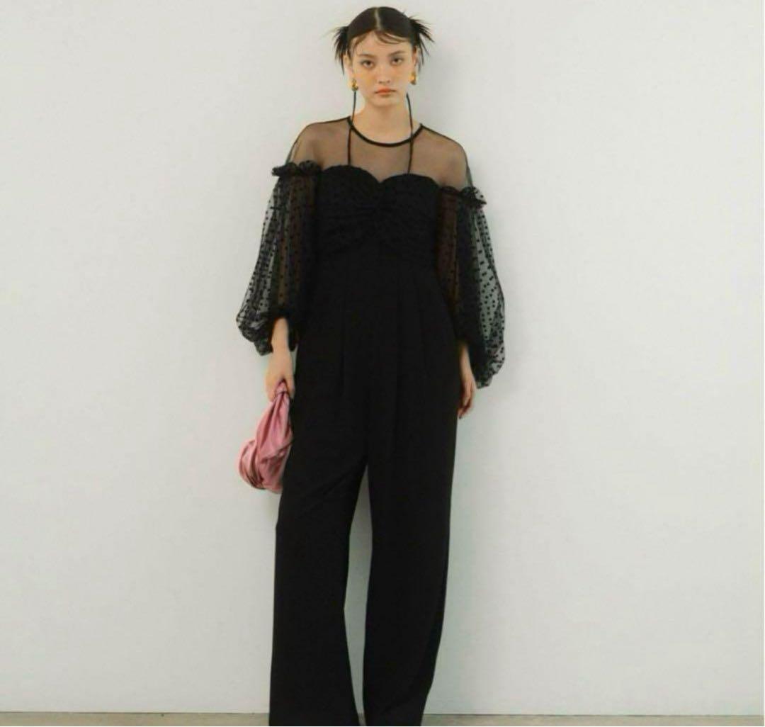 ANDRESD アンドレスド flocky dot pants dress S