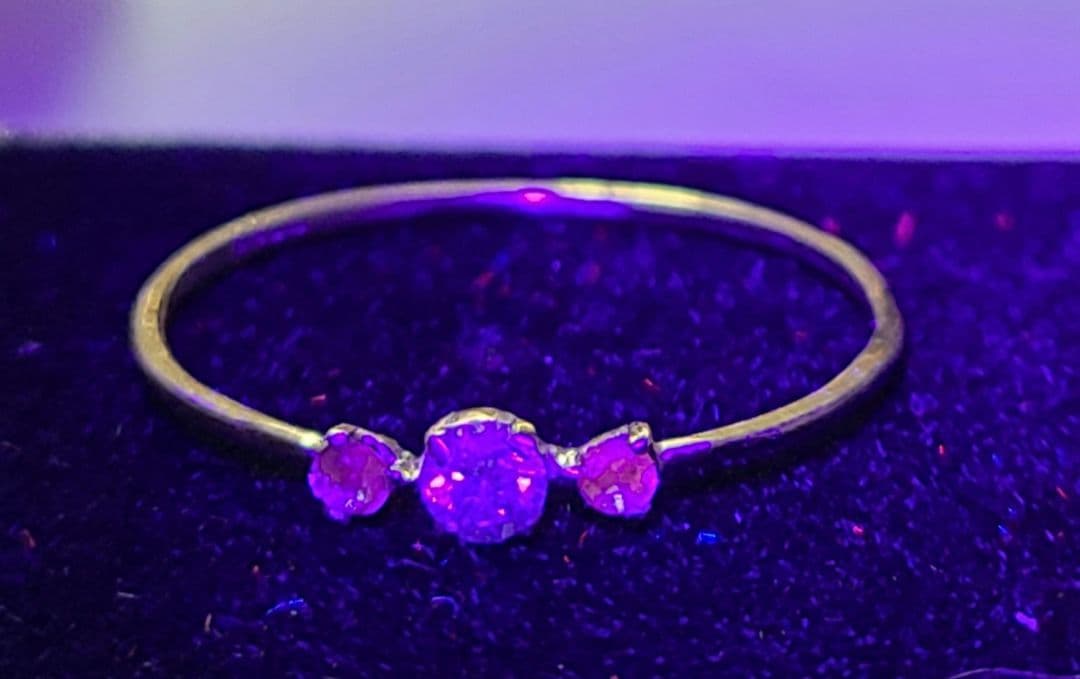 ¨̮こはる★ダイヤ&アウイナイト18金リング★