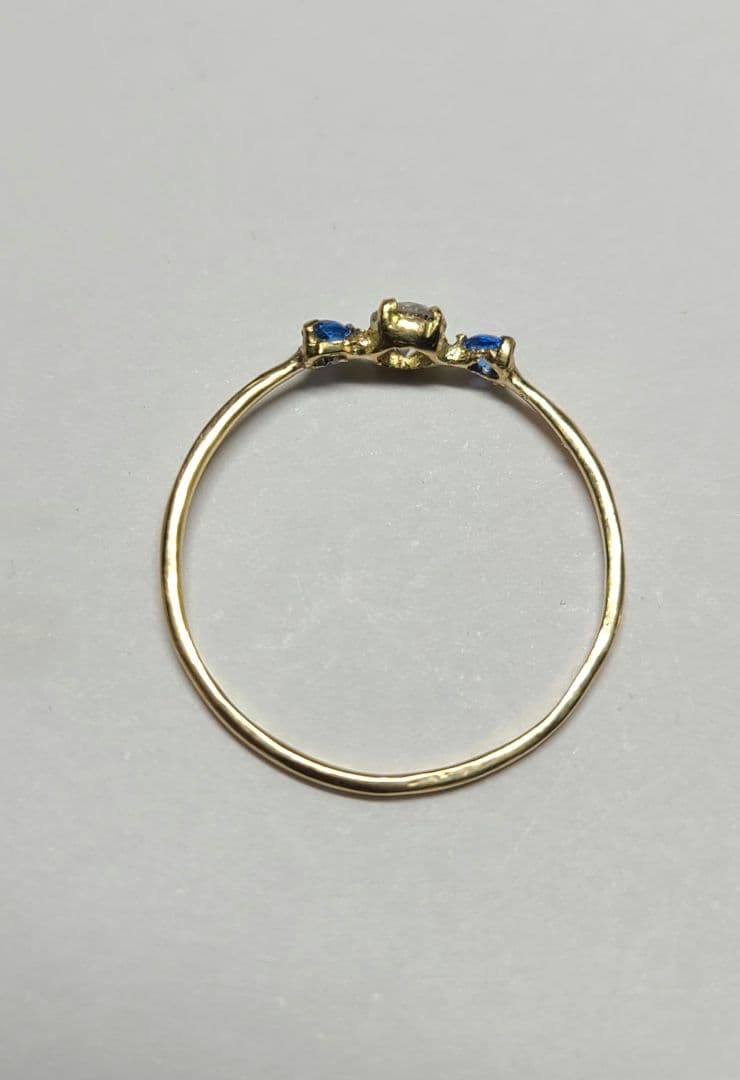 ¨̮こはる★ダイヤ&アウイナイト18金リング★