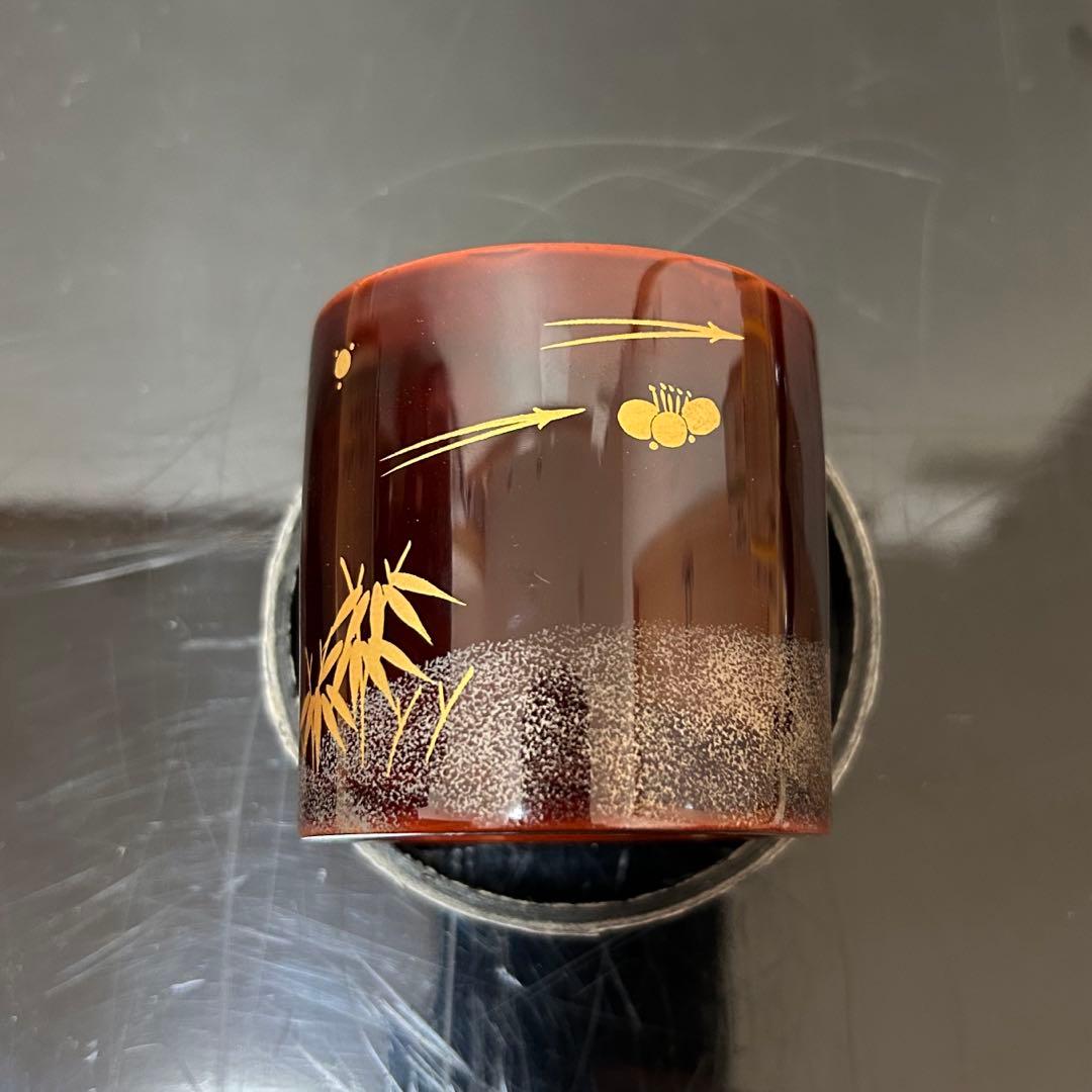 松竹梅蒔絵金輪寺茶器　茶道具懐石茶箱鵬雲斎坐忘斎淡々斎即中斎而妙斎香合水指棗茶碗