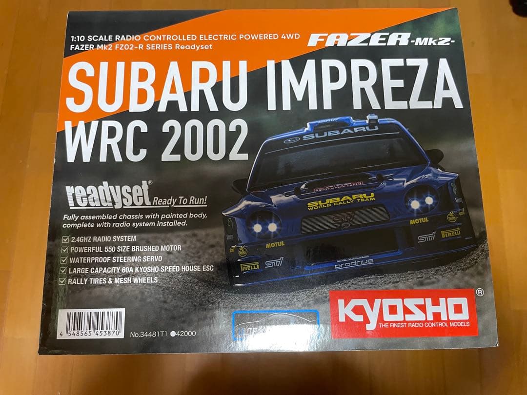 【新品未開封】フェーザー Mk2 スバル インプレッサ WRC 2002 ラリー
