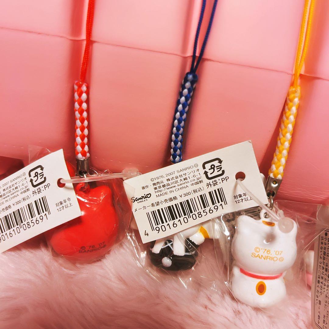 希少レア　ハローキティ　開運祈願　マスコット　鈴　2007 サンリオ　平成レトロ