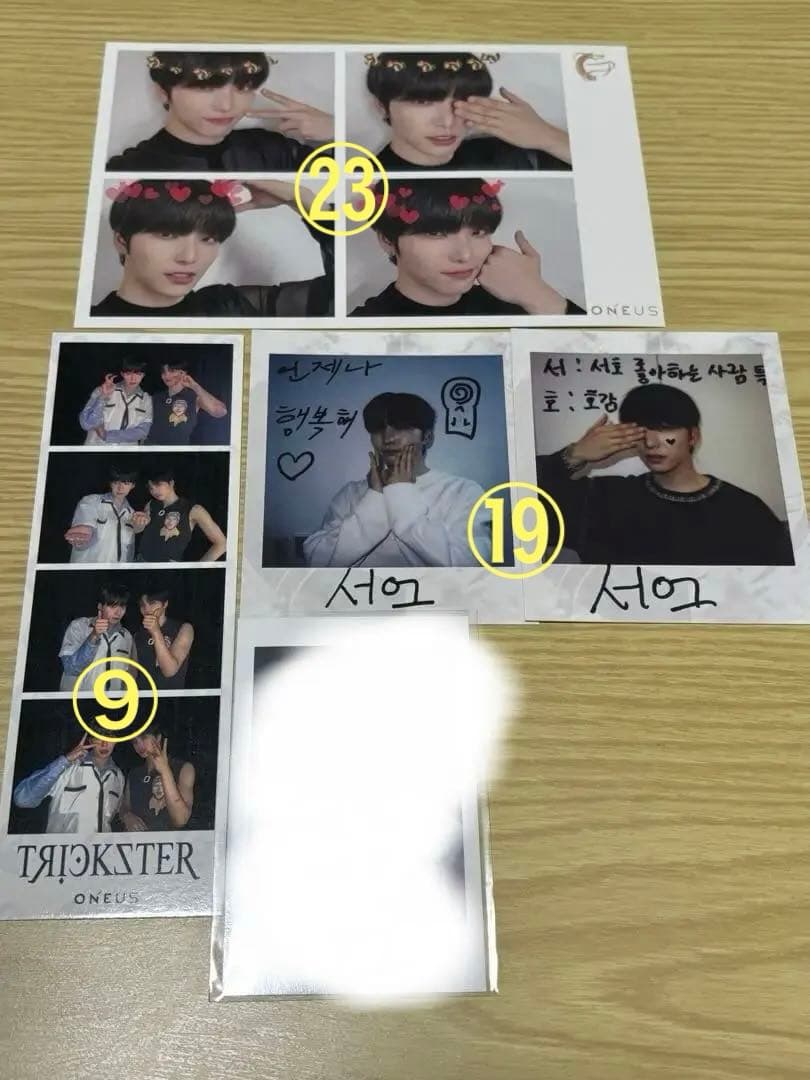 ONEUS ソホ ヨントン 対面サイン会 ラキドロ 当選 特典 トレカ